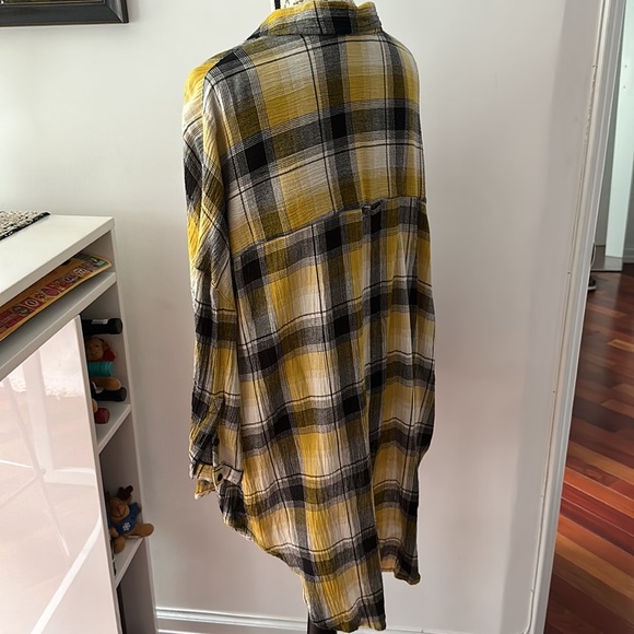 NWOT - Anthropology Plaid Tunic W embroidery - M/L - Picture 2 of 7